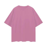 FNDMNTLS. Oversize Deep Drop Blank Tee Bean Paste Red / S