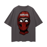 Infinity Links Shiesty Zombie Oversize Deep Drop Shoulder Graphic T-shirt - 190 GSM Dark Gray / S