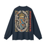 FNDMNTLS. Armor of God Crest Long Sleeve Graphic Tshirt