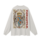 FNDMNTLS. Armor of God Crest Long Sleeve Graphic Tshirt