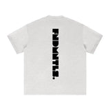FNDMNTLS. Black Logo Heavyweight Graphic T-Shirt