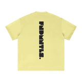FNDMNTLS. Black Logo Heavyweight Graphic T-Shirt