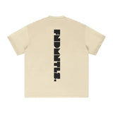 FNDMNTLS. Black Logo Heavyweight Graphic T-Shirt