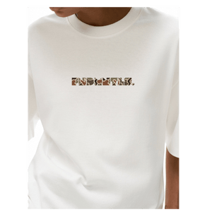 FNDMNTLS. Duck Camo Logo Heavyweight Graphic Tshirt