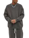 FNDMNTLS. Fleeced Cotton Blend Graphic Sweatshirt