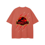 FNDMNTLS. Jurassic Park  Footprint Graphic Tshirt
