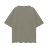 FNDMNTLS. Oversize Deep Drop Blank Tee