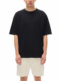FNDMNTLS. Oversize Deep Drop Blank Tee