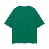FNDMNTLS. Oversize Deep Drop Blank Tee Green / S