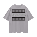 FNDMNTLS. Palestinian Keffiyeh Graphic Tshirt Light Gray / S