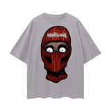 Infinity Links Shiesty Zombie Oversize Deep Drop Shoulder Graphic T-shirt - 190 GSM Light Gray / S