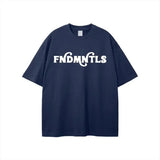 FNDMNTLS. Mr. Rodgers Neighborhood Graphic Tshirt Navy Blue / S