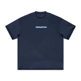 FNDMNTLS. Carolina Heavyweight Earth Tone FOG Graphic T-Shirt - 305GSM Navy / XS