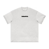 FNDMNTLS. Black Logo Heavyweight Graphic T-Shirt Oat Gray / XS