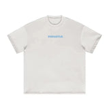 FNDMNTLS. Carolina Heavyweight Earth Tone FOG Graphic T-Shirt - 305GSM Oat Gray / XS