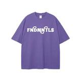 FNDMNTLS. Mr. Rodgers Neighborhood Graphic Tshirt Paris Purple / S