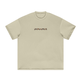 FNDMNTLS. Duck Camo Logo Heavyweight Graphic Tshirt Sand Color / XS