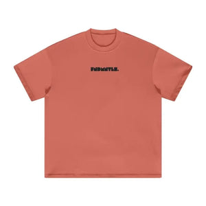 FNDMNTLS. Black Logo Heavyweight Graphic T-Shirt Watermalon Red / XS