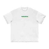 FNDMNTLS. Green Logo Heavyweight Earth Tone Graphic T-Shirt White / XS