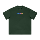 Dark green T-shirt featuring Prizm Logo Graphic design, available in various inch and cm sizes