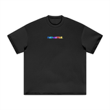 Black T-shirt with colorful Prizm Logo Graphic and Prizm Logo design