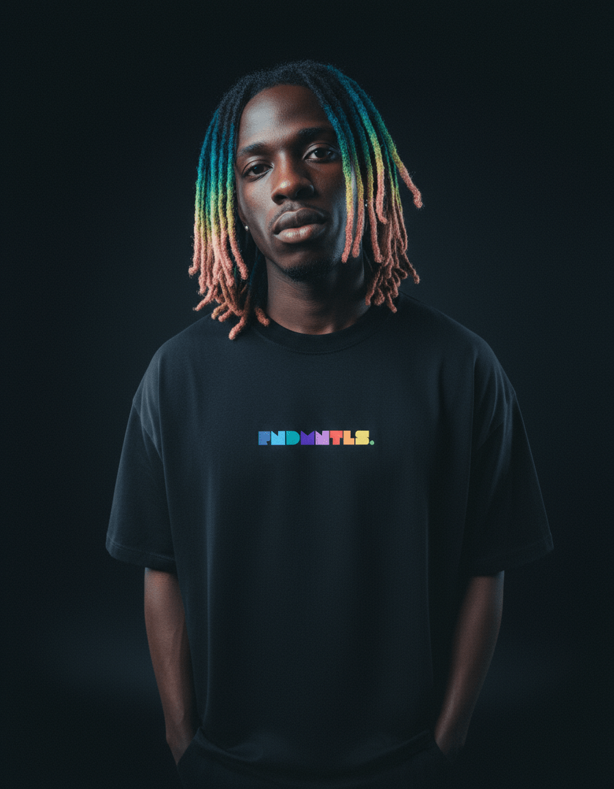 FNDMNTLS. Unity Logo Graphic Tshirt - Heretic - s Streetwear - Cotton Tee - FNDMNTLS -  product_type