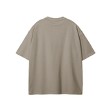 Streetwear Unisex Earth Tone Heavyweight Loose Fit FOG T-Shirt