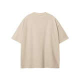 Streetwear Unisex Earth Tone Heavyweight Loose Fit FOG T-Shirt