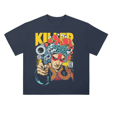 FNDMNTLS. Your a Killer Drop Shoulder Graphic T-Shirt - Heretic - s Streetwear - Casual Streetwear - casual tee -  product_type