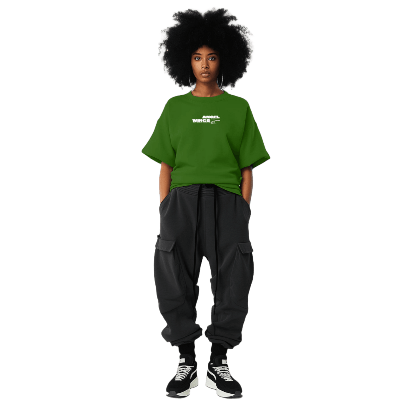 Heretic - s Angel Wings Graphic Tshirt - Heretic - s Streetwear - Casual T-shirt - Cotton T-shirt -  product_type