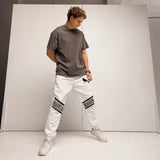 FNDMNTLS. Keffiyeh Unisex track pants Black / XS
