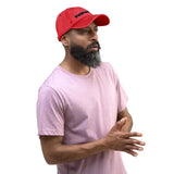 FNDMNTLS. Vintage Cotton Twill Cap Red