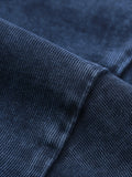 Dark blue denim fabric for Heavyweight Snow-Washed Polo with Bird Emblem product