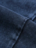 Dark blue denim fabric for Heavyweight Snow-Washed Polo with Bird Emblem product