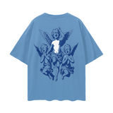 Los Angeles Oversize Deep Drop Shoulder Graphic T-shirt
