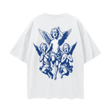 Los Angeles Oversize Deep Drop Shoulder Graphic T-shirt