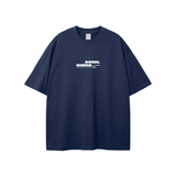 Heretic-s Angel Wings Graphic Tshirt Navy Blue / S