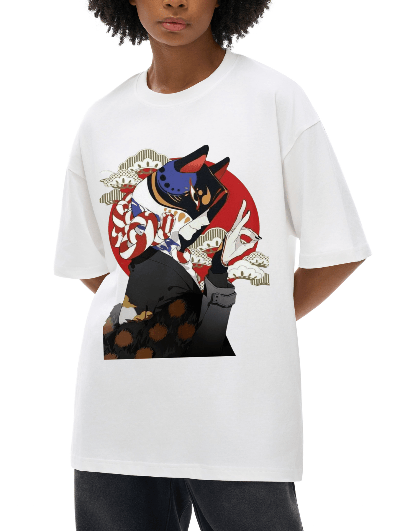 I Love FNDMNTLS. Oversize Deep Drop Shoulder Graphic Tshirt Graphic TshirtCasual Streetwear Casual wear