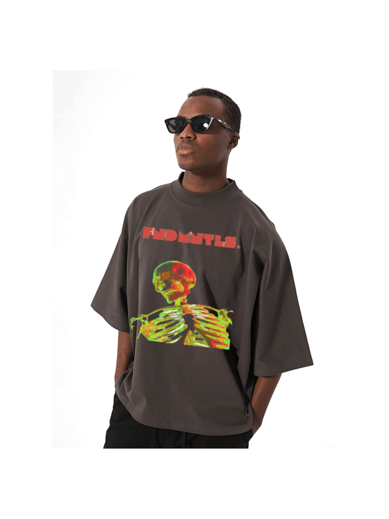 Im Dead Boxy Cut Graphic Tshirt - Heretic - s Streetwear - cotton t-shirt - one - piece graphic tee -  product_type