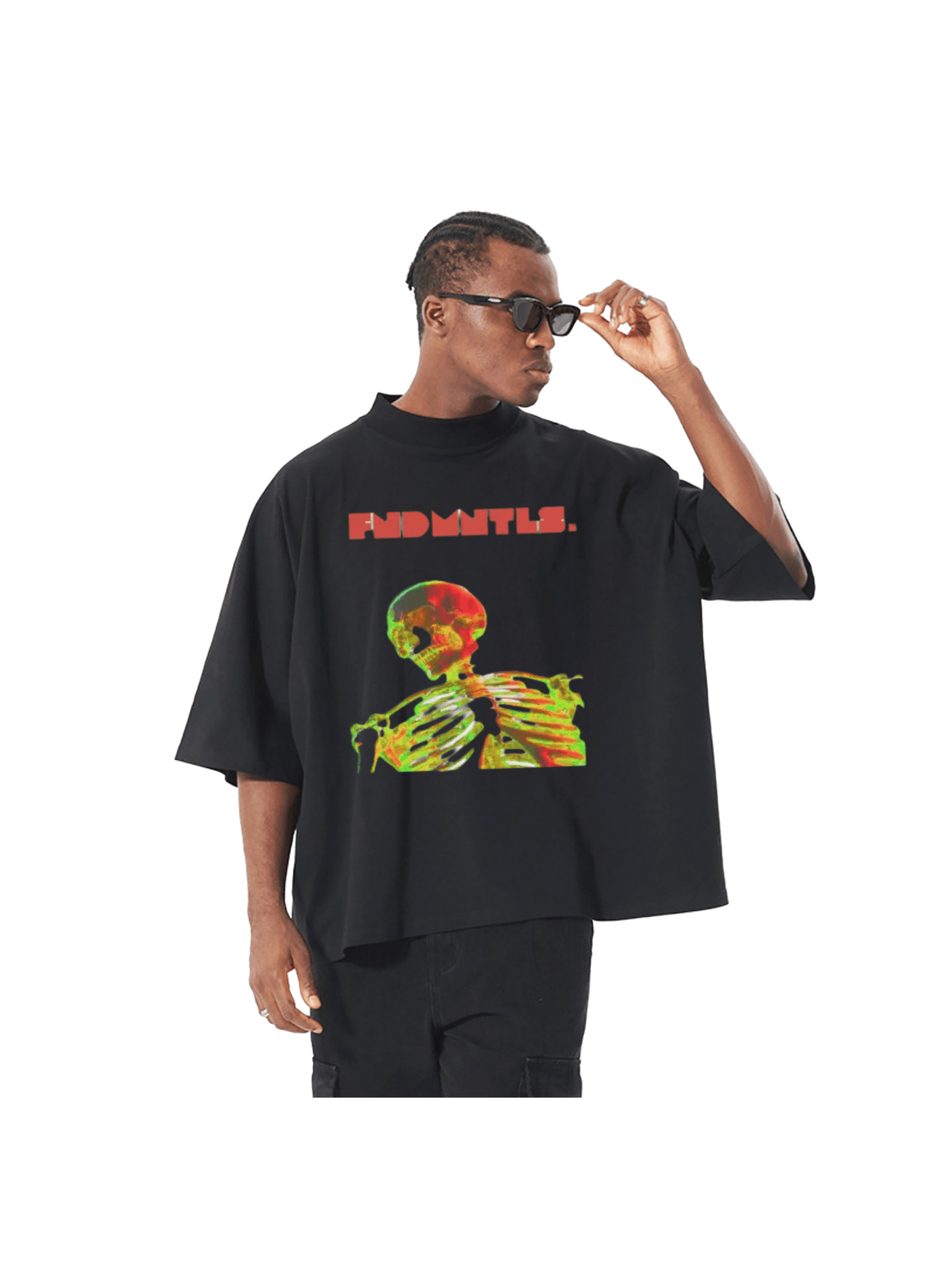 Im Dead Boxy Cut Graphic Tshirt - Heretic - s Streetwear - cotton t-shirt - one - piece graphic tee -  product_type