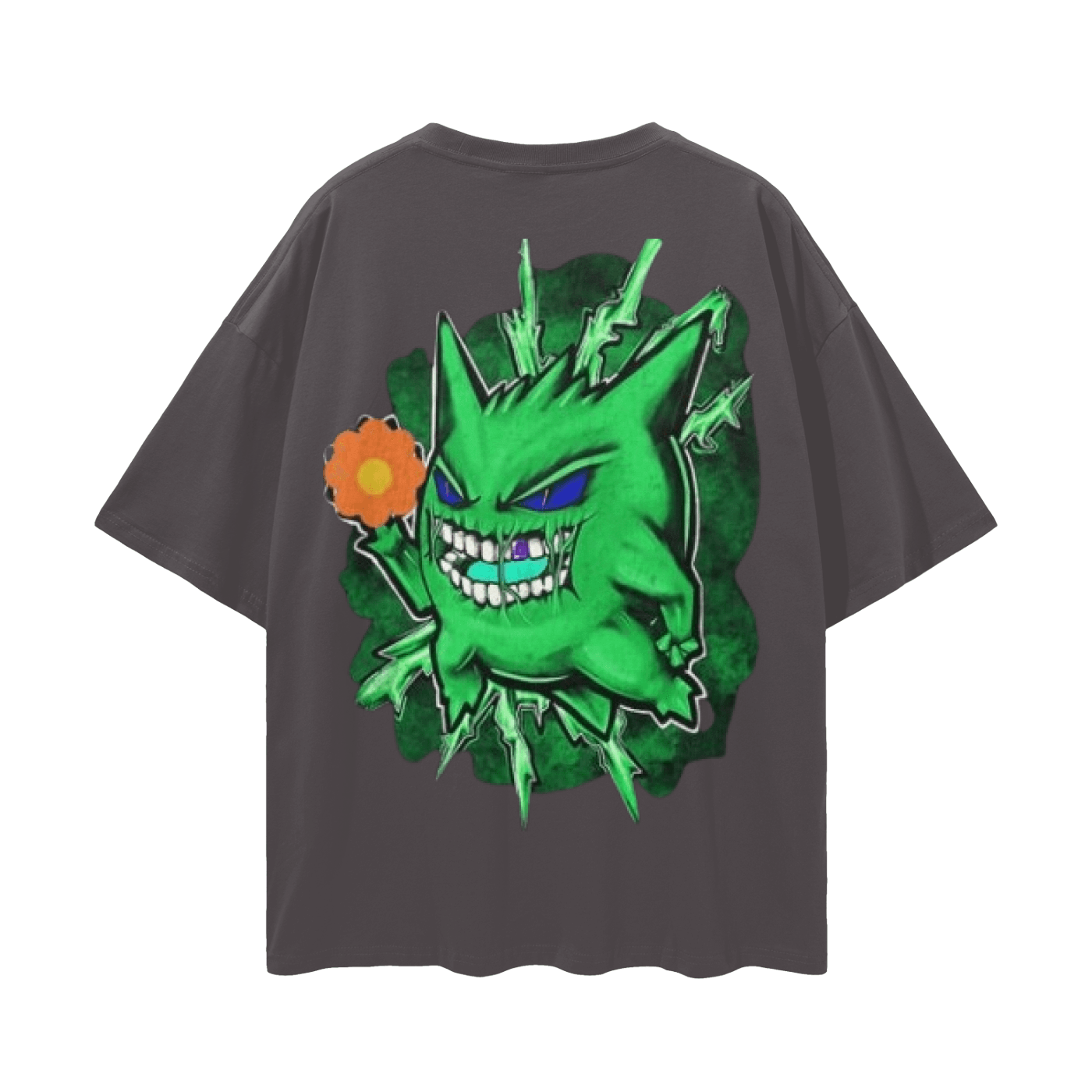 Infinity Links Goblin Oversize Deep Drop Shoulder Graphic Tshirt - 190 GSM - Heretic - s Streetwear - 100% Cotton Shirt - Casual Streetwear -  product_type