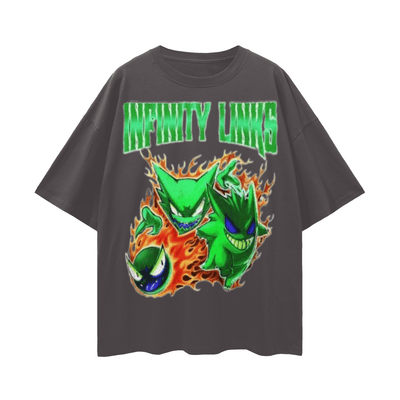Infinity Links Goblin Oversize Deep Drop Shoulder Graphic Tshirt - 190 GSM - Heretic - s Streetwear - 100% Cotton Shirt - Casual Streetwear -  product_type