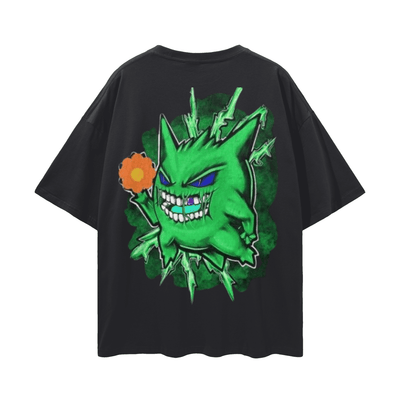 Infinity Links Goblin Oversize Deep Drop Shoulder Graphic Tshirt - 190 GSM - Heretic - s Streetwear - 100% Cotton Shirt - Casual Streetwear -  product_type