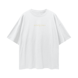 Oversize Deep Drop Shoulder Tee - 190 GSM - Lucent White / S