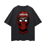 Oversize Deep Drop Shoulder Tee - 190 GSM - Black Beauty / S