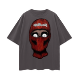 Oversize Deep Drop Shoulder Tee - 190 GSM - Dark Gray / S