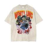 Acid Wash Oversize T-Shirt - 250 GSM - Apricot / S