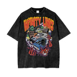 Infinity Links Temptations Acid Wash Oversize T-Shirt - 250 GSM - Heretic - s Streetwear - 100% Cotton Shirt - Casual Streetwear -  product_type