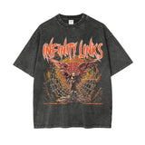 Infinity Links Web Oversize Snow Washed T-Shirt Pirate Gray / S