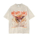 Oversize Snow Washed T-Shirt - Apricot / S